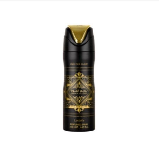 Lattafa Oud For Glory Badee Al OudH Deodorant Body Spray for Unisex 200ml halal