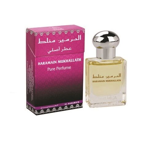 Mukhallath 15ml Attar Perfume oil by Al Haramain - Lavender, Spicy, Musk, Moss