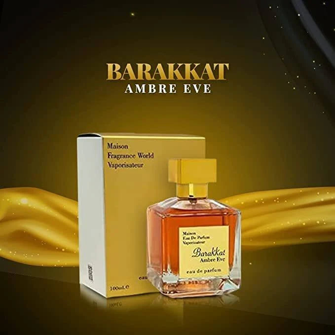 Barakkat Rouge 540 Ambre Eau de parfum EDP Fragrance World 100ml halal dubai