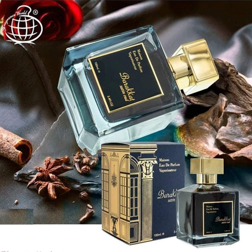 Barakkat Rouge 540 Satin Oud Eau de parfum EDP Fragrance World 100 ml