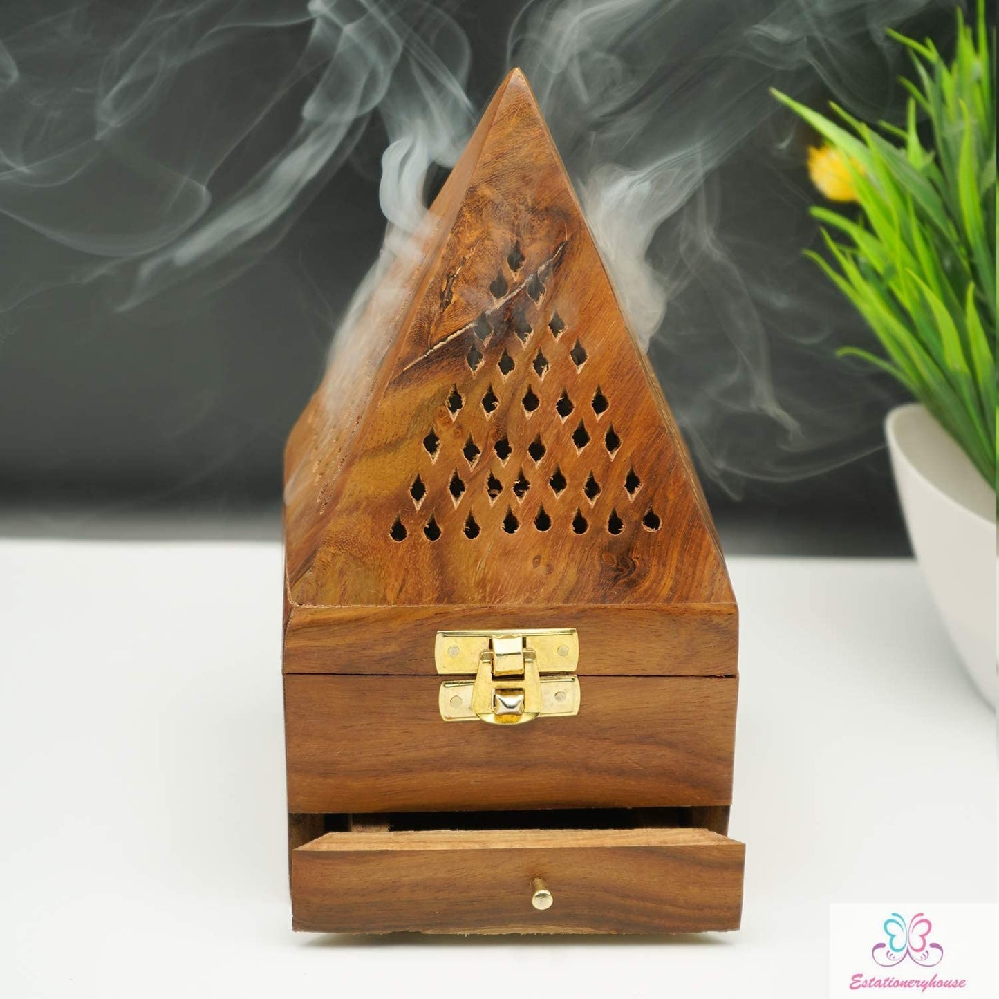 Mubkara - Incense Holder Pyramid For Bakhour Wood