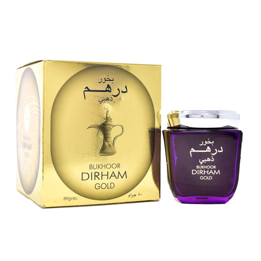Ard Al Zaafaran Perfumes Bakhoor Dirham Gold Incense 80g
