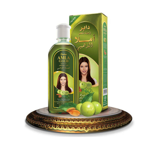 Dabur Amla Gold Hair Oil With Almonds And Henna