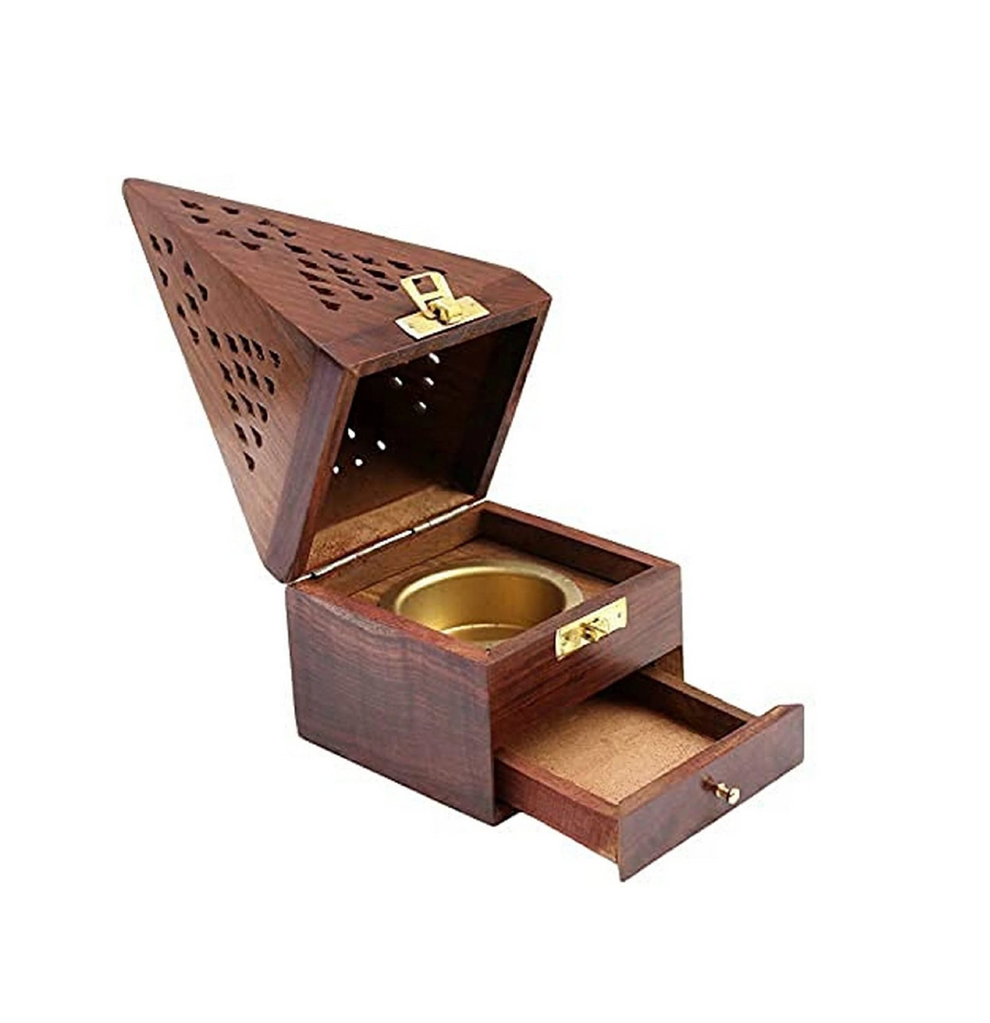 Mubkara - Incense Holder Pyramid For Bakhour Wood medium