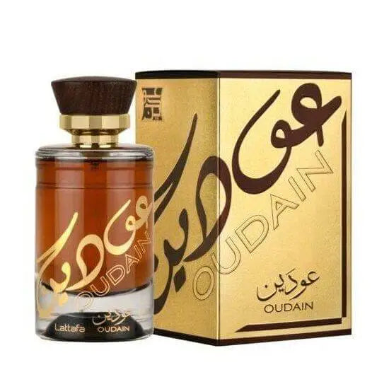 OUDAIN 100ml EDP by Lattafa-vibrant fragrance- rich & deep Arabian Oud- HALAL