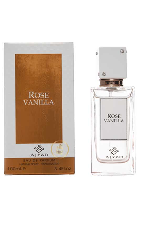 Rose Vanilla Ajyad 100ml Eau De Parfum Spray Rose Musk Scented Women's Fragrance