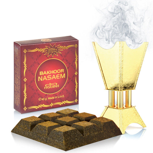 Bakhoor Nasaem by Nabeel Perfumes Home Fragrance Incense Aroma 40g Oudh