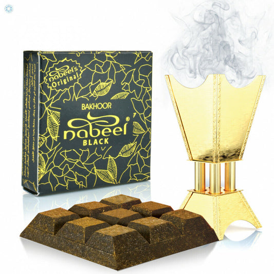 Bakhour Nabeel Black by Nabeel Perfumes Home Fragrance Incense Aroma 40g