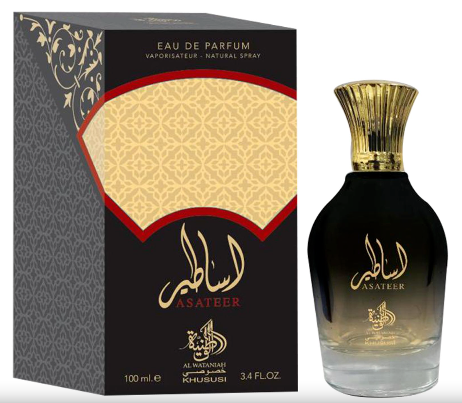 Asateer By Al Wataniah Jasmine Patchouli Scented EDP For Unisex Perfume 100ml