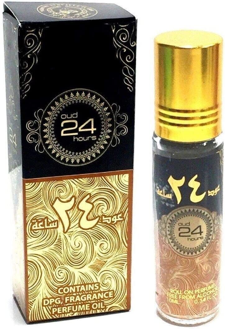 Oud 24 Hours Floral Wood Perfume Oil 10ml roll on by Ard al zaafaran