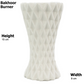 Ceramic Incense Bakhoor Burner Home Décor Gift White D4