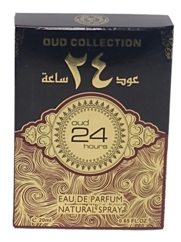 Oud 24 Hours Pure Perfume Spray 20ml Ard al Zaafaran Woody Musky Vanilla Unisex