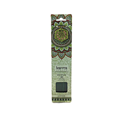 Karma Scents Collection 40 Piece Incense Sticks with Holder Scents jasmine