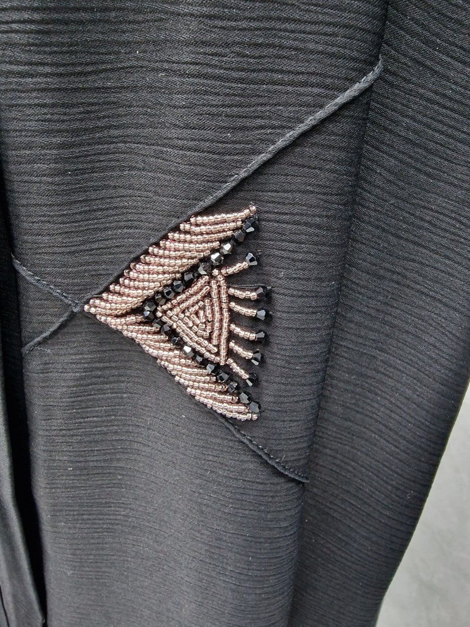 Black Kaftan Abaya