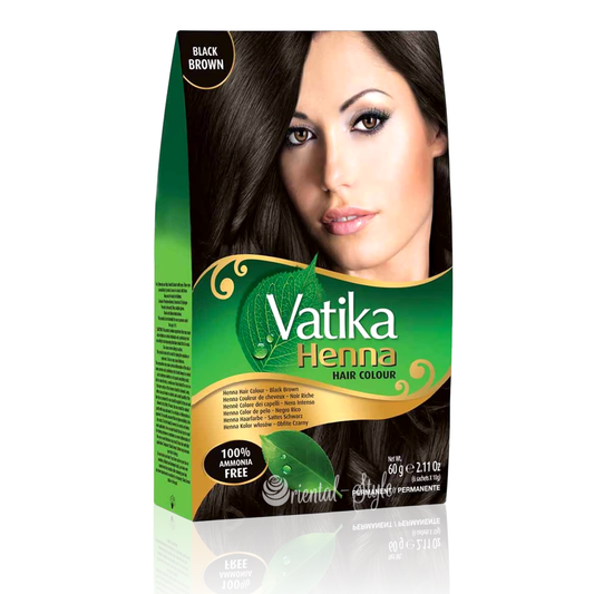 Vatika Dabur Henna Hair Colour - Black Brown 60g