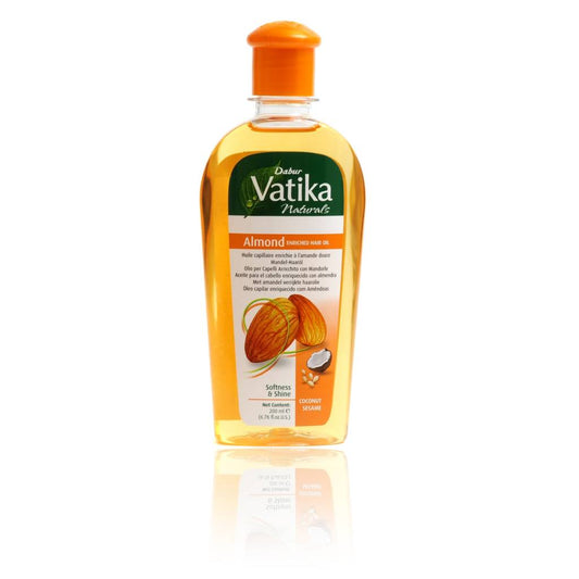 Vatika Dabur Vatika Almond Hair Oil for soft and shiny hair - Extreme Hydration