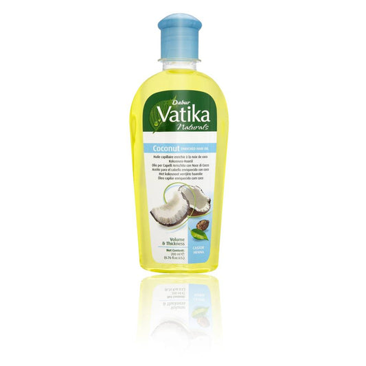 Vatika Dabur Vatika Naturals Coconut hair oil with henna and castor oil (200ml)